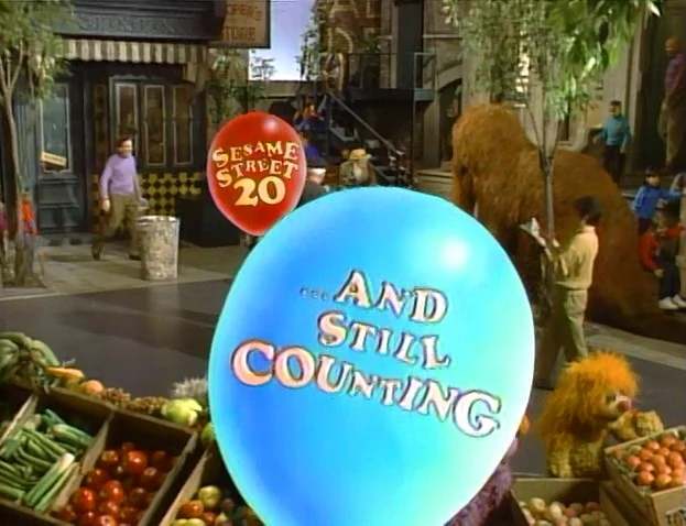 Sesame Street: 20 and Still Counting title card.