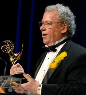 Dick Maitland, receiving his Emmy for technical achievement in sound, in 2006