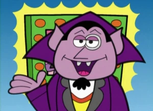 The Count's animated ego in The Street We Live On.