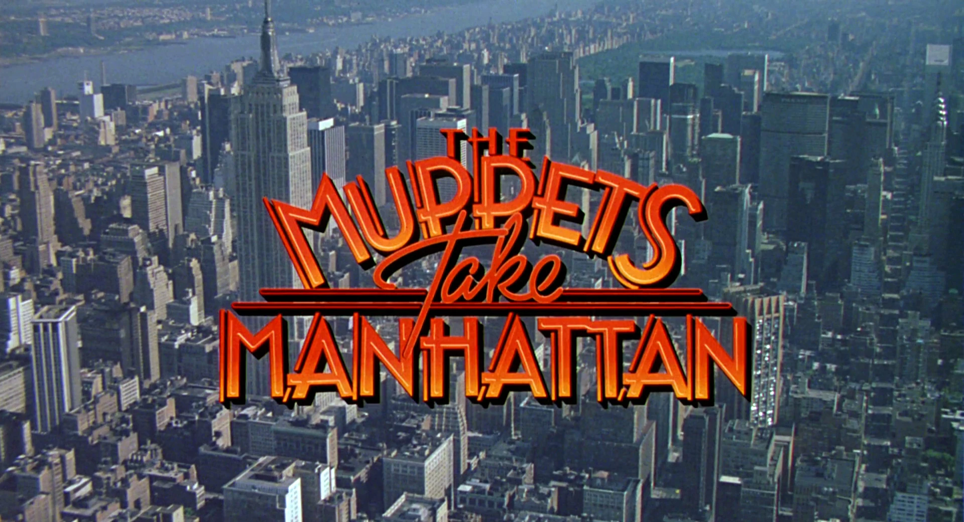 The Muppets Take Manhattan title card.