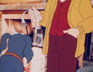 Doc and Sprocket in their workshop