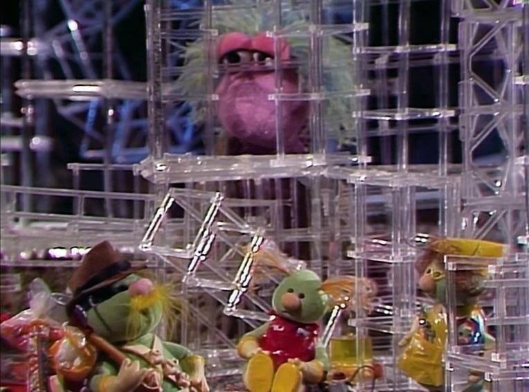 Mokey listens in on an unfortunate Doozer family about to leave their home.