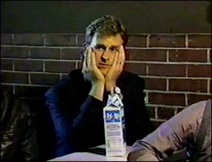 Dave Coulier watches the disaster that is Baby Fozzie's stand-up comedy debut.