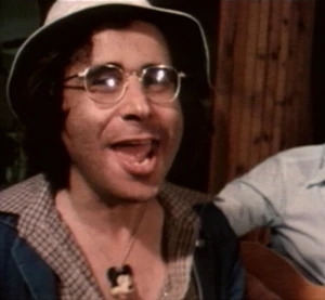 Martin Lavut at a recording session for The Devil and Daniel Mouse