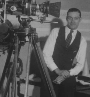 Ted Nemeth in the studio, ca. 1936