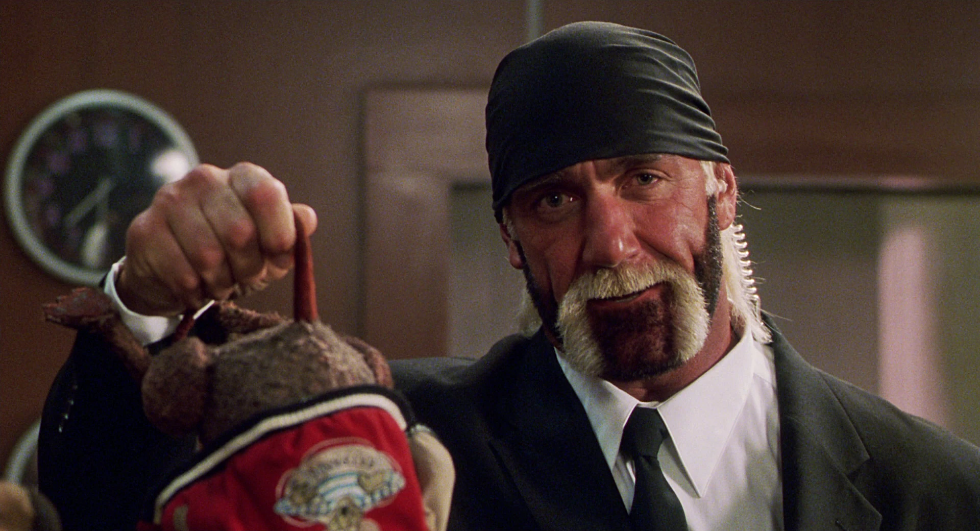 "Hollywood" Hulk Hogan and Rizzo the Rat.