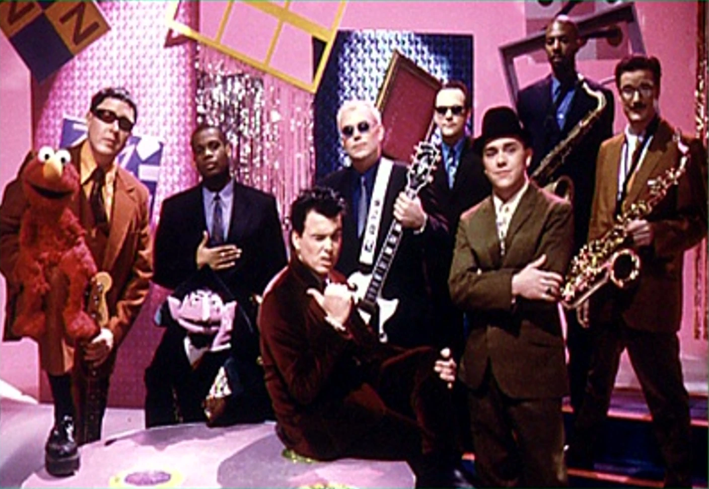 The Bosstones with Elmo and The Count.