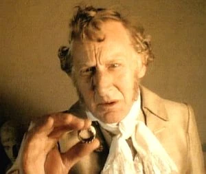 Bayldon as the king in "Sapsorrow"