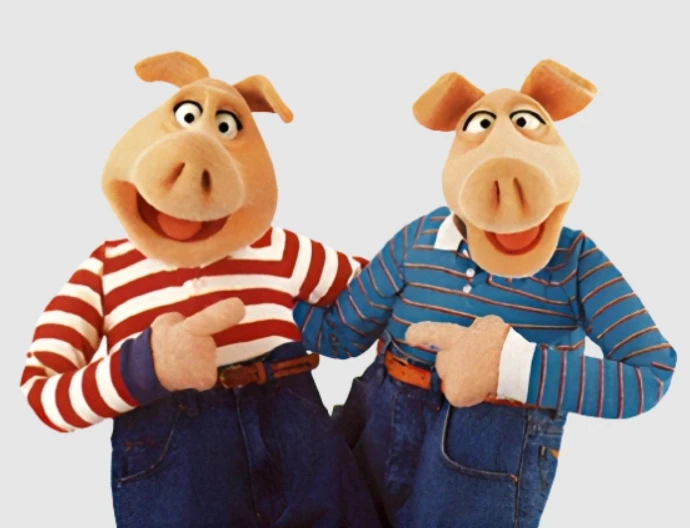 Andy Pig, with his brother Randy