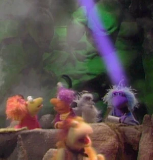 The Finger of Light striking Mokey