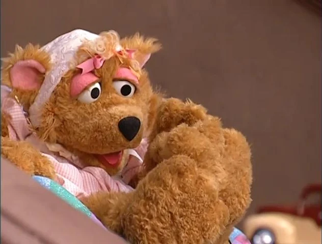 Curly Bear as an infant