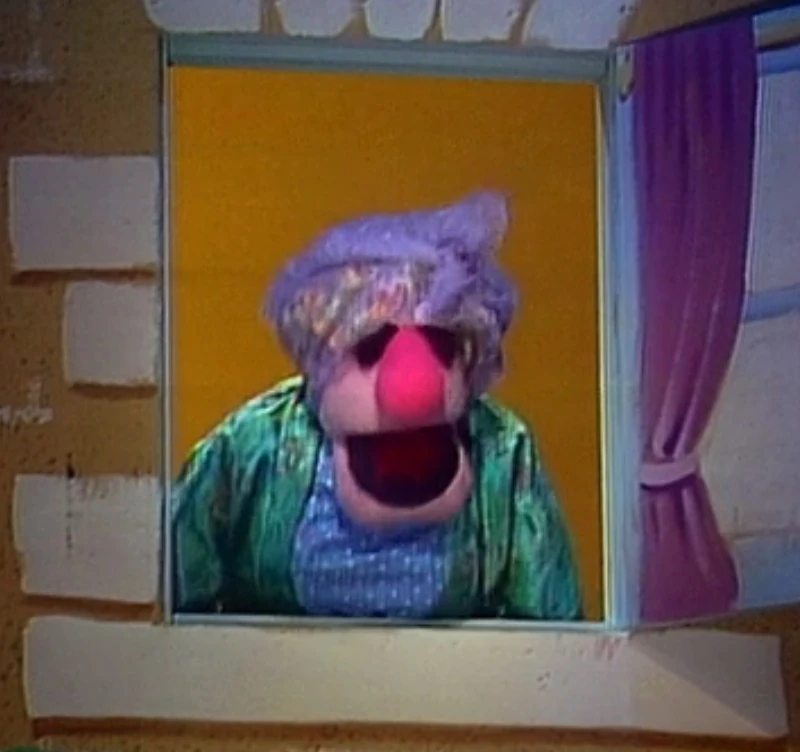 Do you know there's a little old lady sleeping up here?