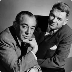 Richard Rodgers and Oscar Hammerstein.