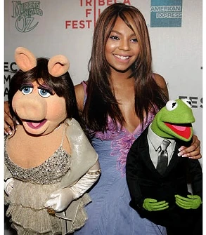 Ashanti, Kermit, and Miss Piggy at the Tribeca Film Festival