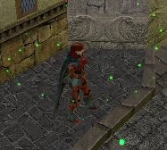 A Character with the Pink and Green Ioun Stone active