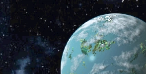 An alternate view of Sivad from space.