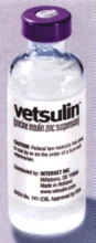Vetsulin-Intervet's US name for its U40 pork lente insulin.