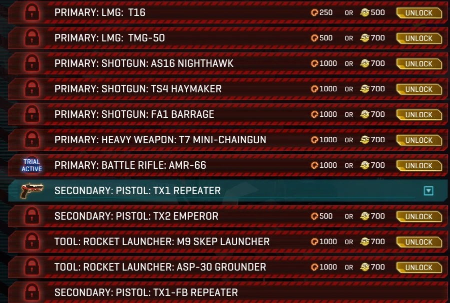 Don't about Weapon Trials 2 Forums