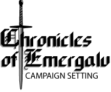 The Chronicles of Emergalv logo.