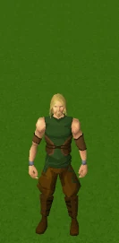 A player doing the Jump for Joy emote.