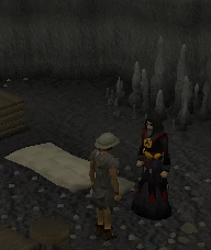 The spell cast by Sil'as Dahcsnu working on a player with a Mage level below 80.