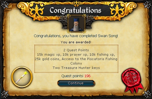 Swan Song Reward