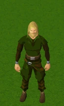 A player doing the Headbang emote.