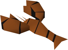 A detailed image of a raw lobster