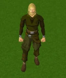 A player casting Low Level Alchemy.