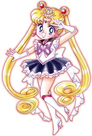 Princess Sailor Moon, narysowana przez Naoko Takeuchi