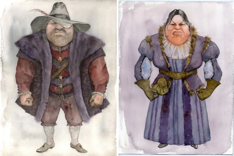 Image - Jack and Jill concept art.png - WikiShrek - The wiki all
