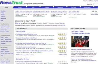 NewsTrust Main Page