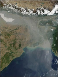 NASA photo shows smoke from Indian cooking fires