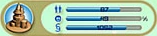 The statusbar during the City phase of the game.