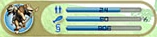 The statusbar during the Tribal phase of the game.