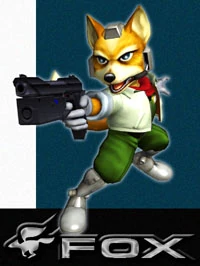 Fox's design in Melee was based off of his appearance in Star Fox.