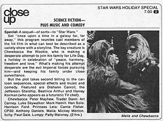 The original TV Guide magazine ad for the special