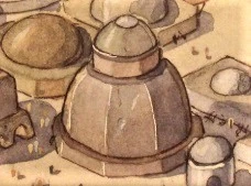The Dim-U monastery of Mos Eisley.