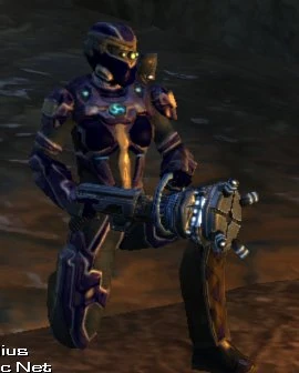 Ranger with stealth armor and netgun