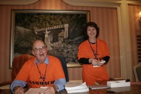 KammaCon registration in their T-Shirts