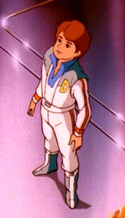 He wears a matching "D" on his underroos.