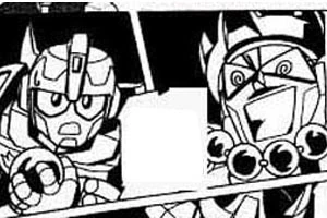 It's like Ryu vs. Akuma if they were robots.