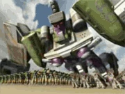Megatron might be a jerk, but he cares for his troops' physical fitness.