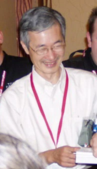 Yoke-san surrounded by fans at BotCon 2005