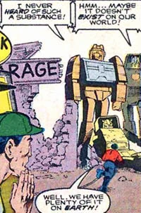 Cybertron gave up water eons of your Earth years ago.