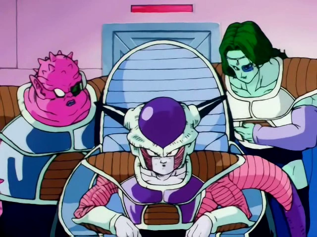  ... each battle zarbon informs frieza that a band of low class saiyans