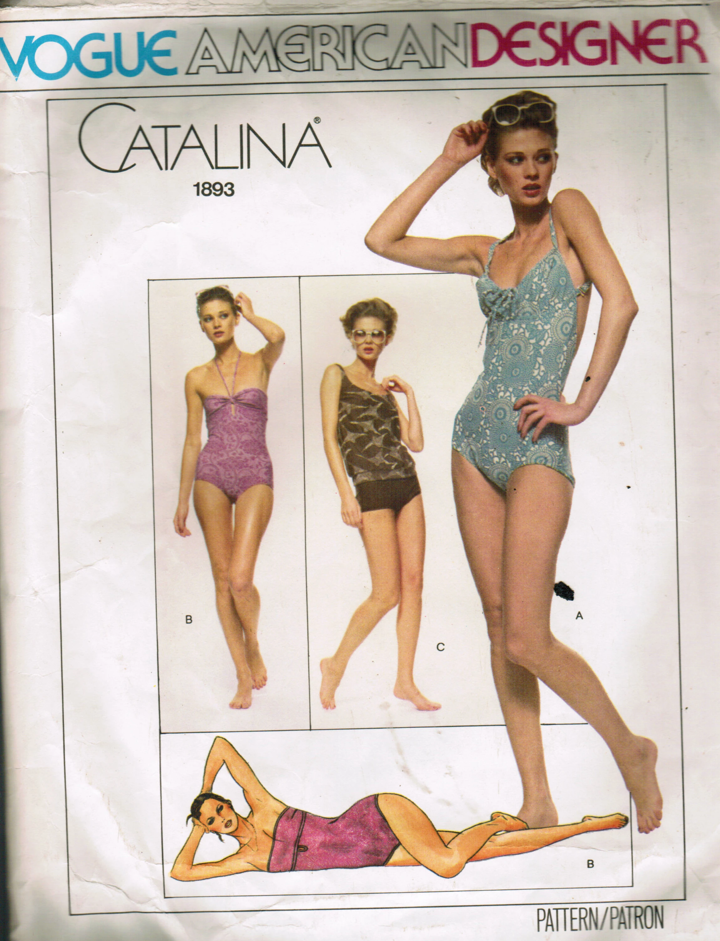 v1893 view a close fitting one piece swimsuit has front v neckline ...