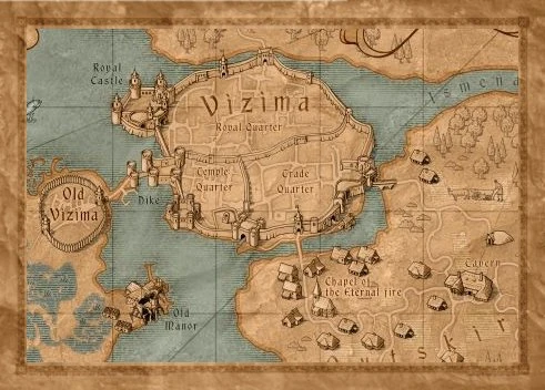 Map of Vizima
