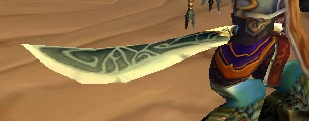 Tauren male with the Fiendish Machette