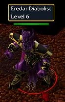An Eredar Diabolist in Outland.